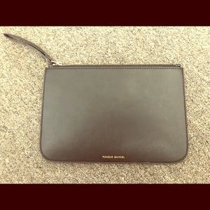 Mansur Gavriel pouch- black and red